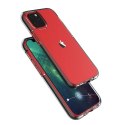 Spring Case pokrowiec żelowe etui z kolorową ramką do iPhone 13 Pro Max ciemnoniebieski