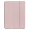 Stand Tablet Case etui Smart Cover pokrowiec na iPad Pro 12.9'' 2021 z funkcją podstawki różowy