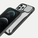 Nillkin Cyclops Case wytrzymałe etui z osłoną na aparat i składaną podstawką iPhone 13 Pro czarny