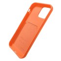 Card Case silikonowe etui portfel z kieszonką na kartę dokumenty do Samsung Galaxy S21+ 5G (S21 Plus 5G) ciemnozielony