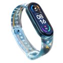 Zamienna silikonowa opaska pasek bransoleta bransoletka do Xiaomi Mi Band 6 / 5 niebieski