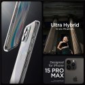 Etui Spigen Crystal Hybrid na iPhone 15 Pro Max - przezroczyste