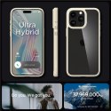 Etui Spigen Crystal Hybrid na iPhone 15 Pro Max - przezroczysto-beżowe