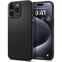 Etui Spigen Liquid Air na iPhone 15 Pro - czarny mat