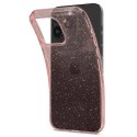 Etui Spigen Liquid Crystal Glitter na iPhone 15 Pro Max - różowo-przezroczyste