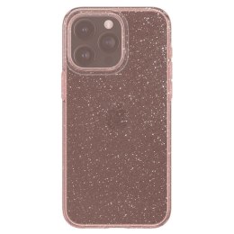 Etui Spigen Liquid Crystal Glitter na iPhone 15 Pro - różowo-przezroczyste