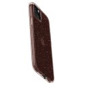 Etui Spigen Liquid Crystal Glitter na iPhone 15 - różowo-przezroczyste