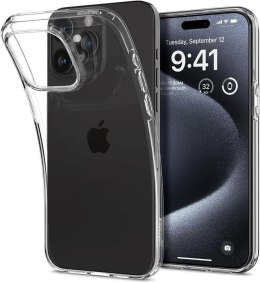 Etui Spigen Liquid Crystal na iPhone 15 Pro - przezroczyste