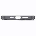 Etui Spigen Ultra Hybrid Mag z MagSafe na iPhone 15 Plus - ciemnoszare (wzór Zero One)