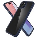 Etui Spigen Ultra Hybrid na iPhone 15 Plus - ciemnoniebieskie