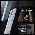 Etui Spigen Ultra Hybrid na iPhone 15 Pro Max - jasnoniebieskie