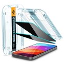 SZKŁO HARTOWANE SPIGEN GLAS.TR "EZ FIT" 2-PACK IPHONE 15 PLUS PRIVACY