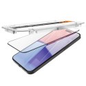 Szkło hartowane Spigen Glas.tR EZ Fit FC na iPhone 15 Pro Max - czarne 2 szt.