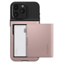 Etui Spigen Slim Armor CS na iPhone 15 Pro Max - różowe