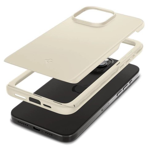 Etui Spigen Thin Fit na iPhone 15 Pro Max - beżowe