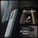 Etui Spigen Ultra Hybrid na iPhone 15 Pro Max - ciemnozielone