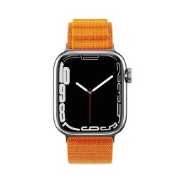 Pasek ze stalową sprzączką Alpine do Apple Watch 42/44/45/49 mm - pomarańczowy