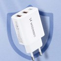 Ładowarka sieciowa Wozinsky CWCUCW 30W USB-C / 2 x USB-A - biała