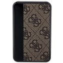 Powerbank Guess 4G Leather Metal Logo 18W 10000mAh - brązowy