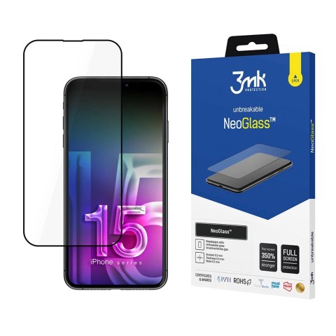 Szkło kompozytowe 3mk NeoGlass™ na iPhone 15