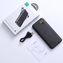 Powerbank Joyroom JR-L014 22.5W 10000mAh z wbudowanymi kablami USB-C / Lightning + kabel USB-A - USB-C 0.25m - czarny