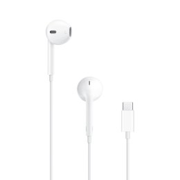 Słuchawki Apple EarPods MTJY3ZM/A douszne przewodowe USB-C - białe