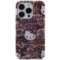 Etui Hello Kitty IML Tags Graffiti na iPhone 13 Pro / 13 - różowe