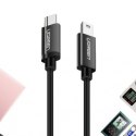 Kabel Ugreen US242 USB-C (męski) / mini USB (męski) 1 m - czarny