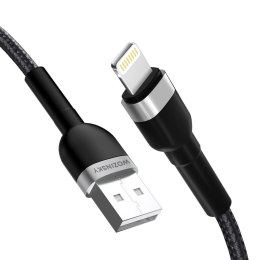 Kabel Wozinsky WNBAL2 USB-A / Lightning 2.4A 2 m - czarny