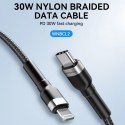 Kabel Wozinsky WNBCL2 Lightning / USB-C PD 30W 2 m - czarny