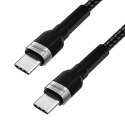 Kabel Wozinsky WNBCC1 USB-C / USB-C PD 65W 1 m - czarny