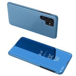 Etui Clear View Case do Samsung S24+ z klapką - niebieskie