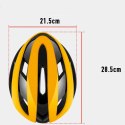 Kask rowerowy Rockbros 10110004006 rozmiar M - żółto-czarny