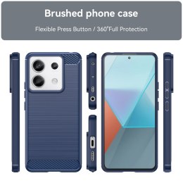 Etui Carbon Case do Xiaomi Redmi Note 13 Pro - niebieskie