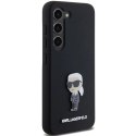 Etui Karl Lagerfeld Silicone Ikonik Metal Pin na Samsung Galaxy S23+ - czarne