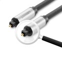 Kabel optyczny Ugreen AV108 Toslink/SPDIF 3m - szary