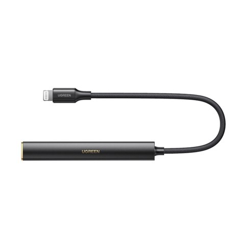 Wzmacniacz słuchawkowy DAC Ugreen CM545 ze złącza USB-C do mini jack 3.5 mm - czarny