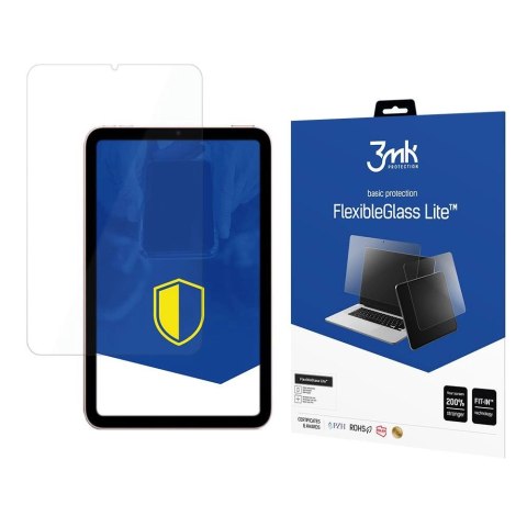 Szkło hybrydowe 3mk FlexibleGlass Lite™ na iPad Mini 6