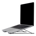 Podstawka Silver Monkey Blanc pod laptopa ergonomiczna składana - srebrna