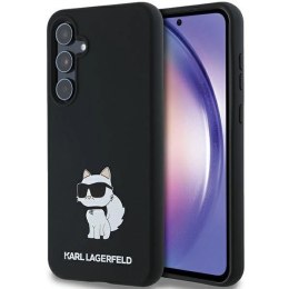 Etui Karl Lagerfeld Silicone Choupette na Samsung Galaxy A35 - czarne