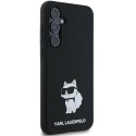 Etui Karl Lagerfeld Silicone Choupette na Samsung Galaxy A35 - czarne