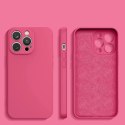 Silicone case etui Samsung Galaxy A54 5G silikonowy pokrowiec różowe