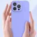 Silicone case etui Samsung Galaxy A54 5G silikonowy pokrowiec różowe