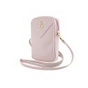 Guess Zip Triangle 4G - Phone bag (pink)