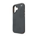 Speck Presidio2 Grip - Case for iPhone 16 (Charcoal Grey / Cool Bronze / White)