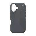 Speck Presidio2 Grip - Case for iPhone 16 (Charcoal Grey / Cool Bronze / White)