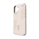 Speck Presidio2 Grip ClickLock & MagSafe - Case for iPhone 16 (Bleached Bone / Heirloom Gold / Hazel Brown)