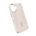 Speck Presidio2 Grip ClickLock & MagSafe - Case for iPhone 16 (Bleached Bone / Heirloom Gold / Hazel Brown)