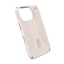 Speck Presidio2 Grip ClickLock & MagSafe - Case for iPhone 16 Pro (Bleached Bone / Heirloom Gold / Hazel Brown)