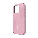 Speck Presidio2 Grip ClickLock & MagSafe - Case for iPhone 16 Pro (Wednesday Pink / Boysenberry Purple / White)